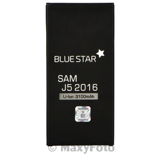 BLUE STAR ORIGINALE BATTERIA IONI DI LITIO 3100mAh SAMSUNG GALAXY J5 (2016) J510