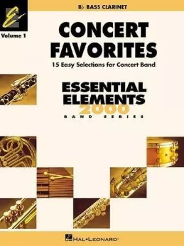 Concert Favorites Vol. 1 - Bb Bass Clarinet (Sheet Music)