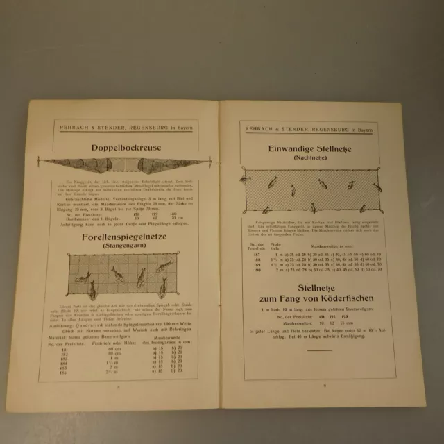 Katalog Rehbach & Stender Fischerei-Fanggeräte 1928 (55110) 3