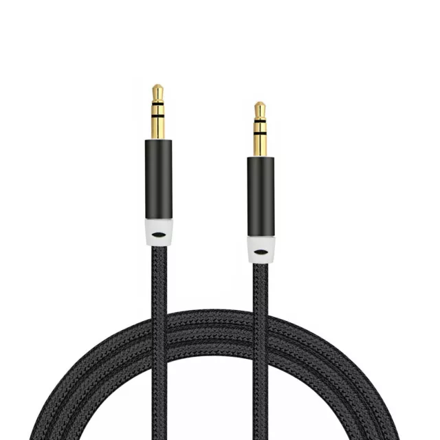 Headphone Aux Cable Audio Lead 3.5mm Jack to Jack Stereo PC Car Male 1M to 3M
