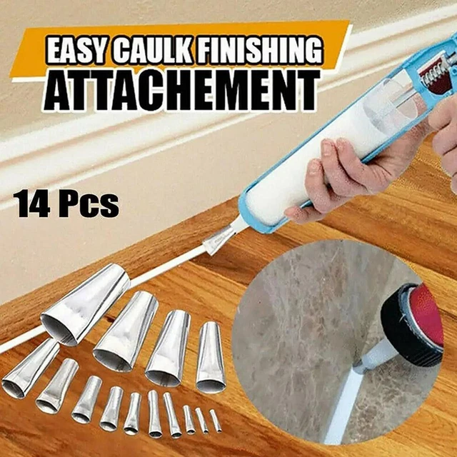 Stainless Steel Perfect Caulking Nozzle Applicator Finishing Tool Sets-Practical