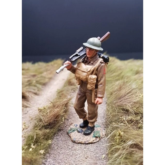 KING & COUNTRY-FOB006 Soldat d'infanterie Britannique, en marche avec BREN, Fran