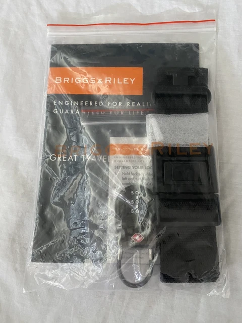 briggs and riley luggage Lock Black