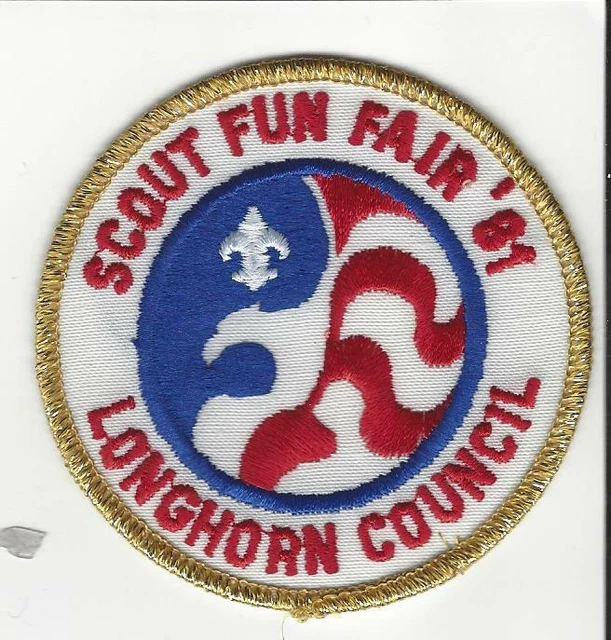 LONGHORN COUNCIL BOY Cub Scout Fun Fair Patch Ft Worth Texas Camp OA