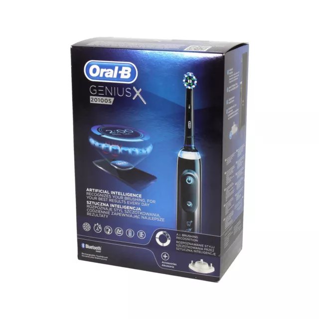 Braun Oral-B Genius X 20100S Midnight Black elektrische Zahnbürste 1452037