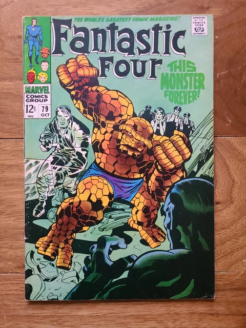 Fantastic Four #79 Marvel Comic 1968 1st Android Man, Stan Lee & Jack Kirby
