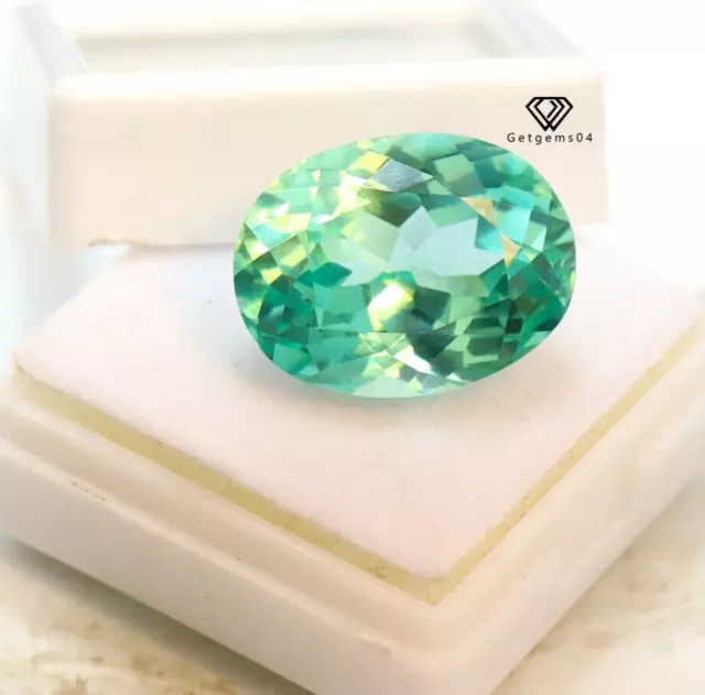 14.90CT Natural Raro Fino Corte Bicolor Paraiba Turmalina Certificado Gema