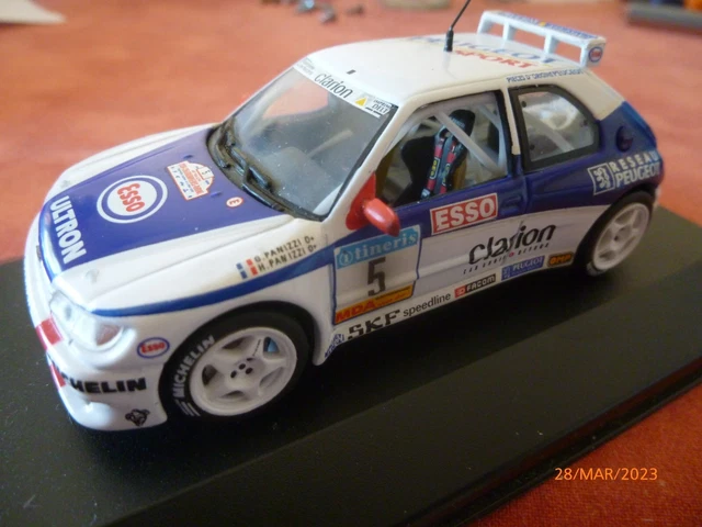 Décalcomanies 1/18 Peugeot 306 Maxi Rallye Lyon-Charbonnières 1999 Pilote Henny - Réf. 1182