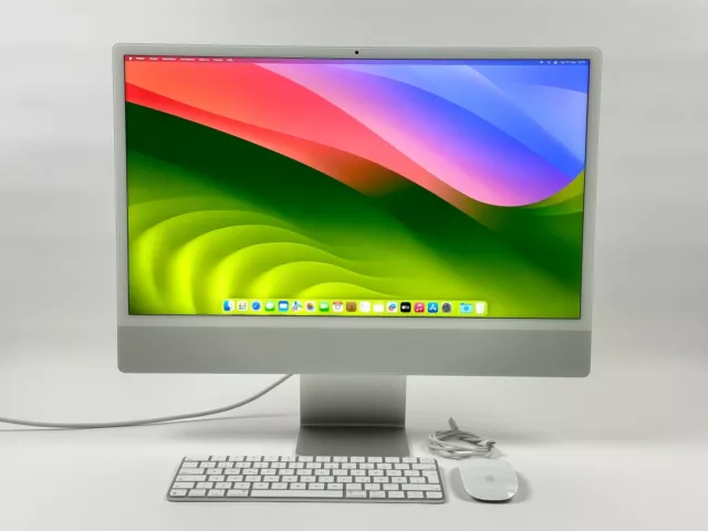 Apple iMac 24" M1 8-Core CPU 8-Core GPU 16 GB RAM 512 GB SSD silber refurbished