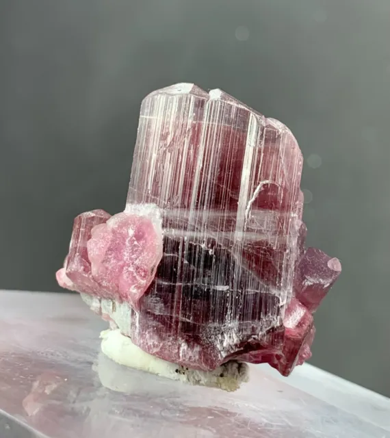 115 CT Cute Pink Tourmaline Crystal Bunch [Heated] From Afghanistan