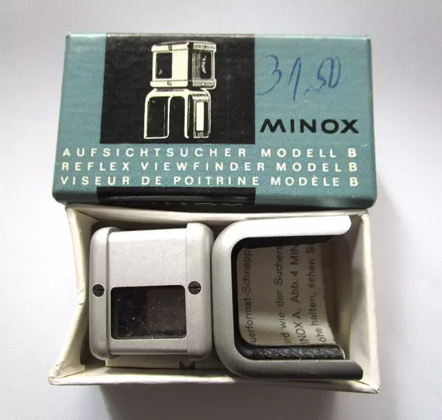 Minox Aufsichtsucher  Modell B / Reflex Finder for Minox B mit OVP