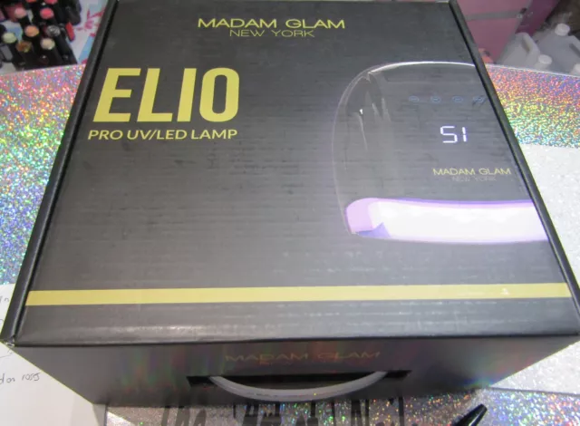 Madam Glam Elio Pro 96 Uv/Led Professional Nail Lamp (Us Plug)