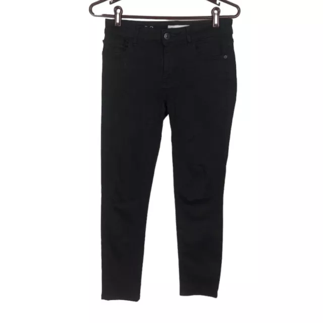 DL1961 Florence Instasculpt Cropped Hail Black Skinny Jeans Women's Size 26