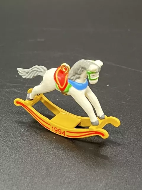 1994 Hallmark Keepsake Miniature Rocking Horse Ornament 7th in Series 2