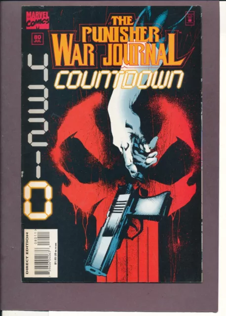 Punisher War Journal 80 Last Issue Death of Microchip Countdown 0 VF/NM 9.0