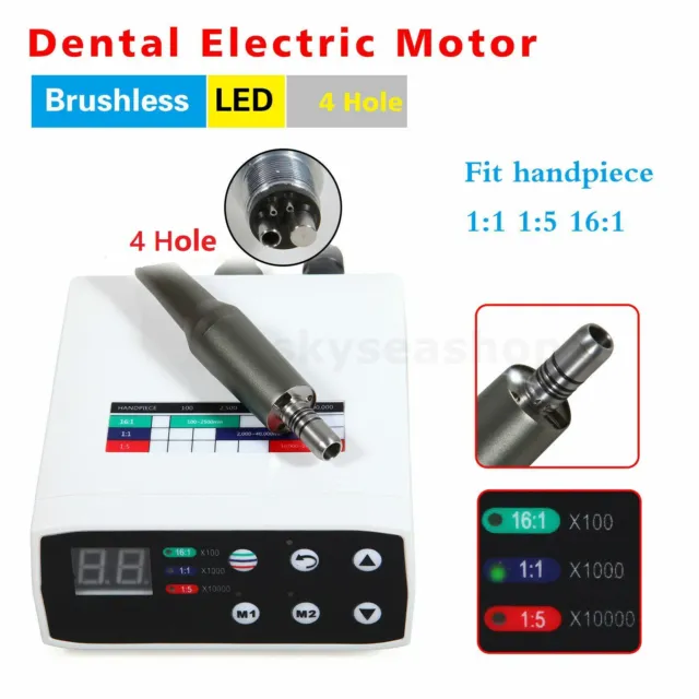 Dental NSK Style LED Brushless Electric Micro Motor Internal 1:5 16:1 1:1 Handps