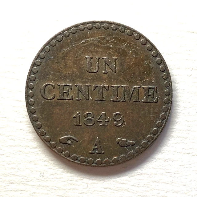 #9957 - Un centime 1849 A Dupré SUP