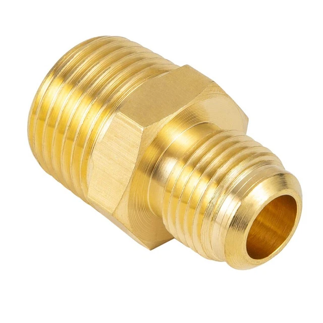 Raccordo Freno In Ottone M10x1,25 X 13mm Per Tubo 4,75mm - LUMLUX 380600006 (NUOVO)