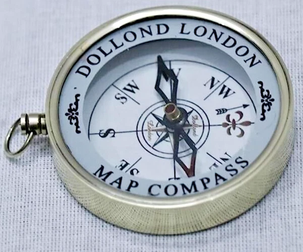 2.5"Brass Map Compass Collectibles Dollond London Compass Vintage Nautical Brass