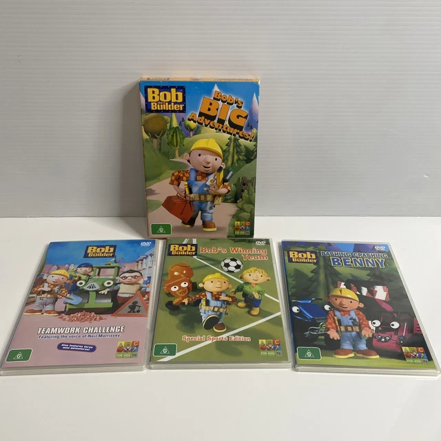 BOB THE BUILDER Bob's Big Adventure DVD Box Set ABC Kids Region 4 ...