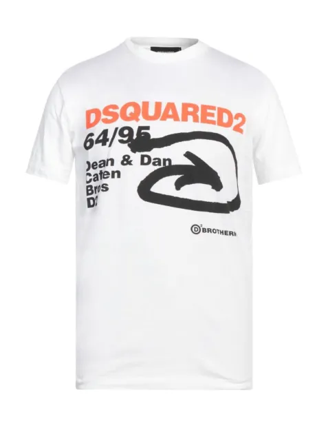 Dsquared2  T-Shirt   - Made in Italy - Gr. XXL weiss