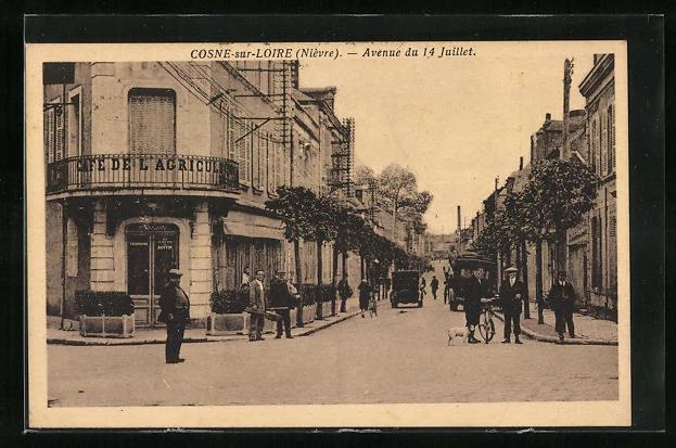 CPA Cosne-sur-Loire, Avenue du 14 July