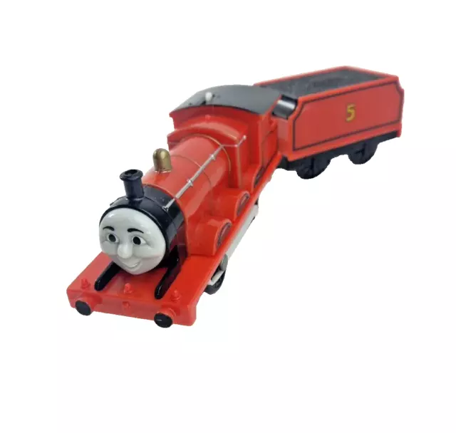James - Thomas and Friends Trackmaster Motorised Train Mattel 2009 Refurbished