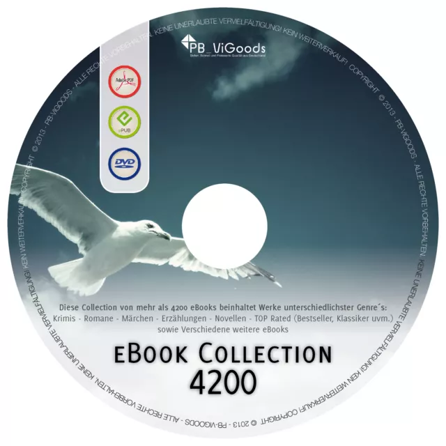 eBook - PROFI COLLECTION - 4200 eBooks - Sammlung - epub & pdf - eBook-Reader