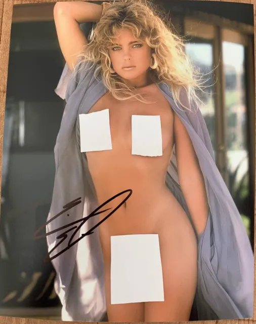 Erika Eleniak NUDE Hand Signed Autograph 8x10 Photo With COA