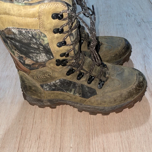 Vintage 05 Rocky Xtreme Stalker Light‎ Camo Hunting Winter Hiking Boots Mens 12 ROCKY Camouflage M Insulated Boots for Men for Sale | Shop  main image 2