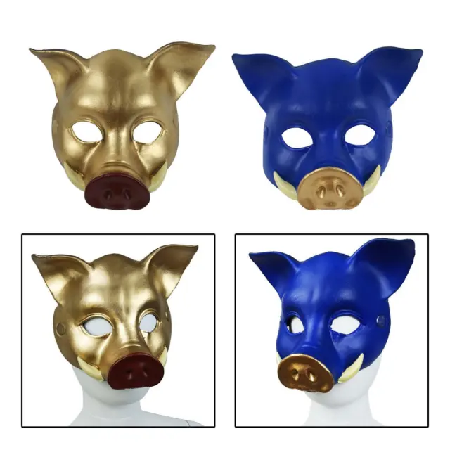 Maschera Da Cinghiale Accessori per Costumi di Halloween Maschera per Animali