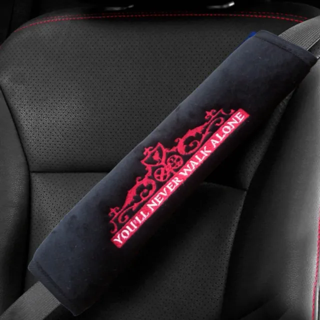 Liverpool FC Personalised Seat Belt Covers embroidered NOT printed - stylish