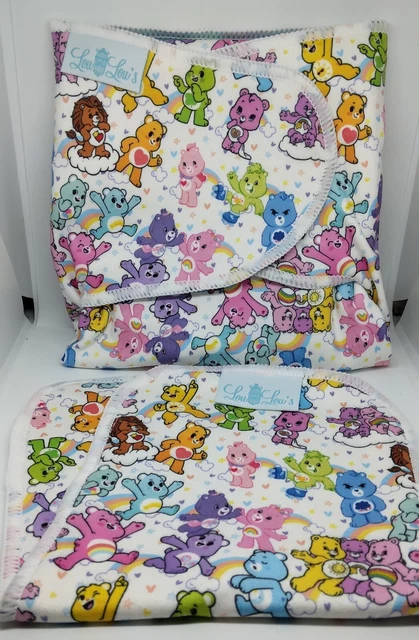 Toddler Cloth Diaper Preflat-Care Bears