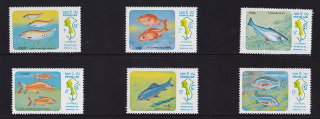 Laos - Peces 1983 - U/M - SG 668-673