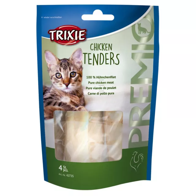 Trixie Premio Chicken Tenders 70 g, merienda para gatos, PVP 1,99 EUR, NUEVO