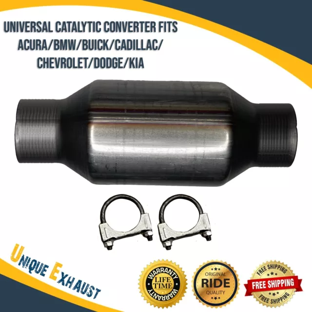 Universal Catalytic Converter fits Acura/BMW/Buick/Cadillac/Chevrolet/Dodge/Kia