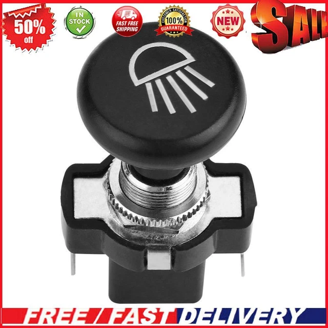 12V Car Auto Headlight Push Pull Light Switch for Golf Cart EZGO Club Car