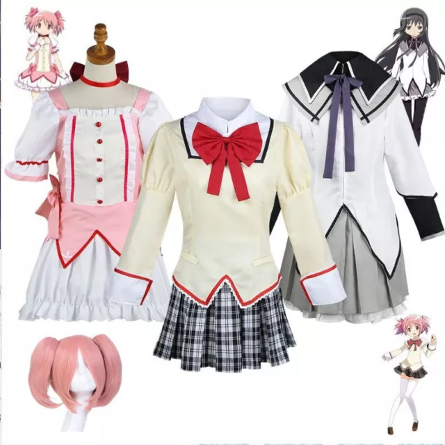 Puella Magi Madoka Magica Cosplay Clothing Kaname Akemi Homura Party Costumes