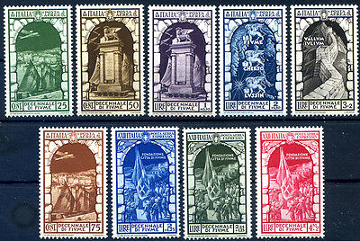 1934 - Decade Di Fiume Mail Aerea Series New MNH