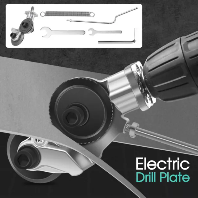 Safe and Durable Electric Drill Plate Cutter Attachment Electric Drill Shears AU