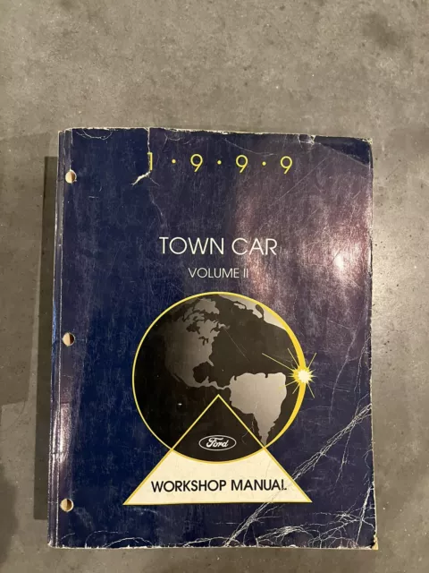 1999 LINCOLN TOWN CAR Factory Service Shop Workshop Manual Repair Volume 2