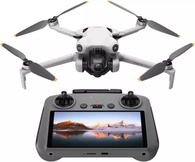 DJI Mini 4 Pro RC 2 Plegable Mini Drone 4K HDR Video Cámara 34 Mins Vuelo 20 Km