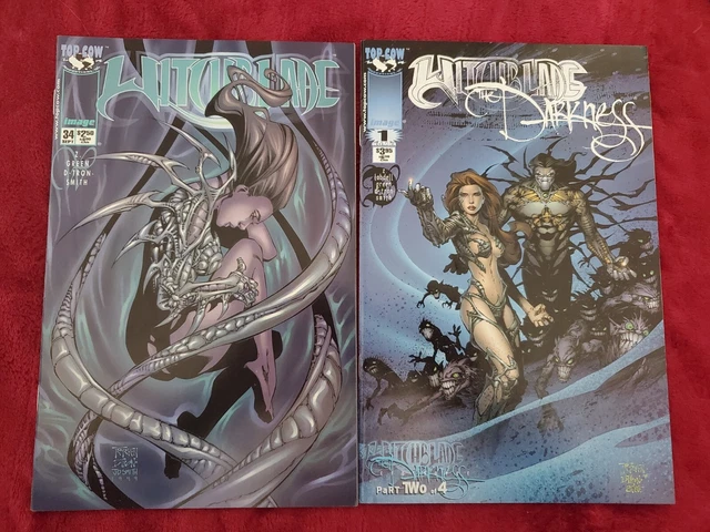 Top Cow Image Comics  WITCHBLADE lot 2 comics.