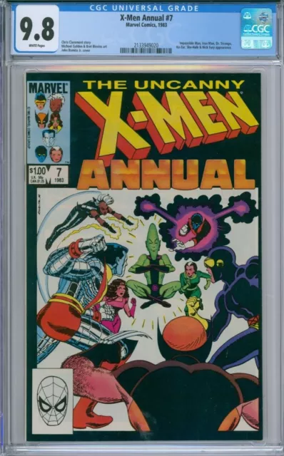 X-MEN ANNUAL 7 CGC 9.8 WP IRON MAN DR STRANGE NICK FURY New CGC Case MARVEL 1983