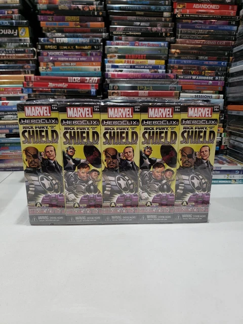 Marvel Heroclix Nick Fury Agent of S.H.I.E.L.D. Booster Brick New Sealed 🇺🇸 🌎