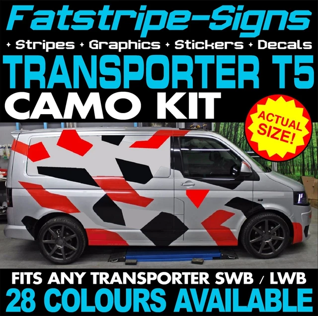 Autocollants Voiture VW Transporter T5 T6 - Vinyle Graphique Rayures Pour Customiser Ton Camping-car California