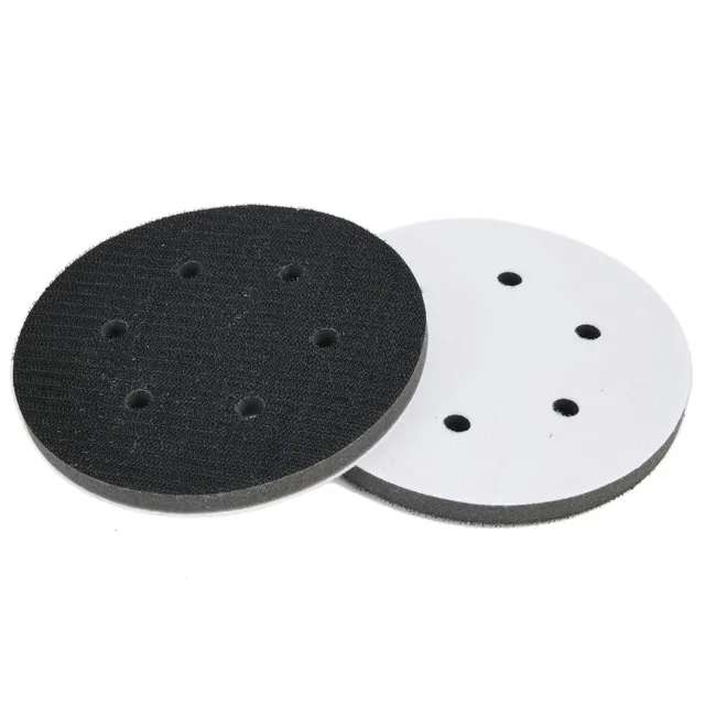 2pcs 6 Soft Sponge Interface Pad Attachment Sanding Hook & Loop Sander-Discs