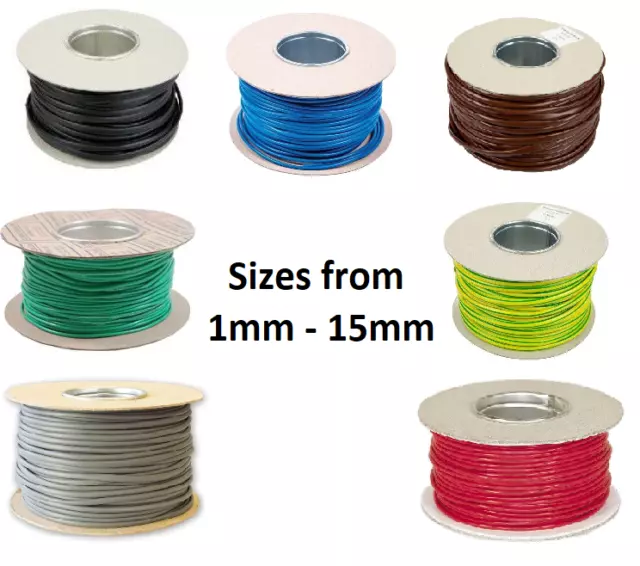 PVC Cable Sleeving Electrical Wire Tubing All Colours And Sizes Price Per Metre