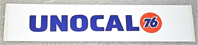 2 Vintage Unocal 76 Union Oil & Gas Bumper Sticker New NOS 2000's 1.75" x 8" 2
