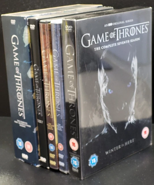 GAME OF THRONES DVD Bundle. Series 1 to 7. All Tested / Viewed Before